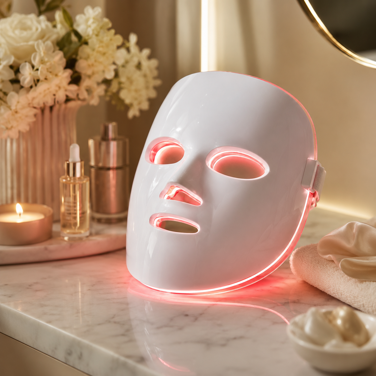 Generic LED face mask for at-home skincare routines